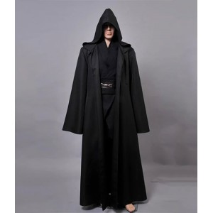 Star Wars : Noire Long Costume Anakin Skywalker Cosplay